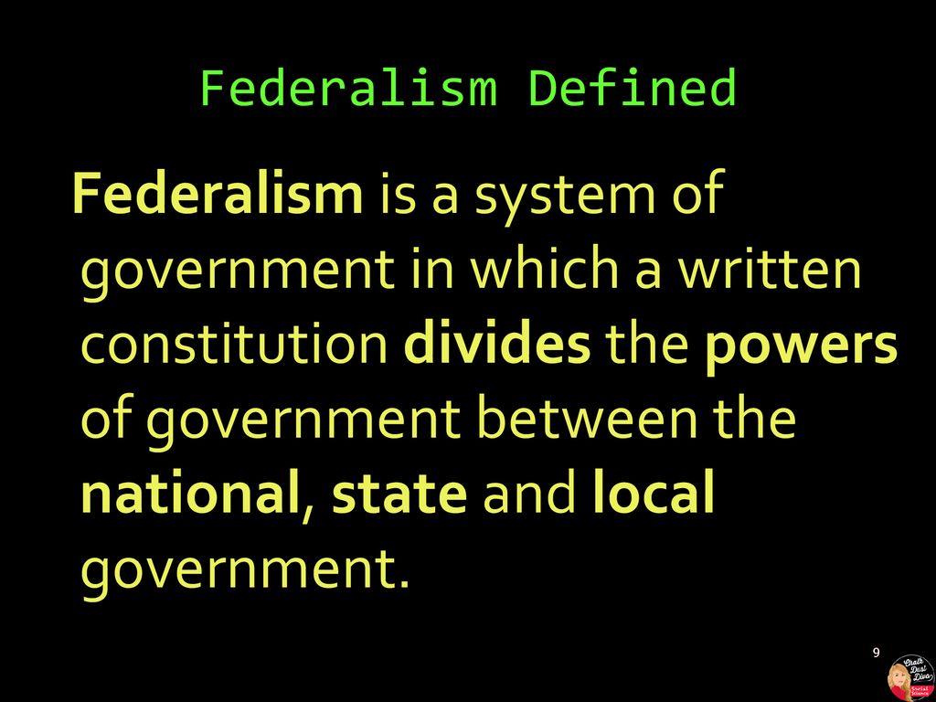 The Federal System: Who Has the Power? - ppt download