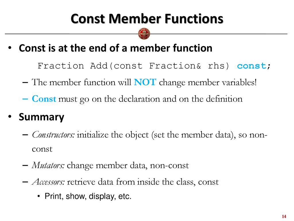 COP 3330 Object-oriented Programming In C++ - Ppt Download