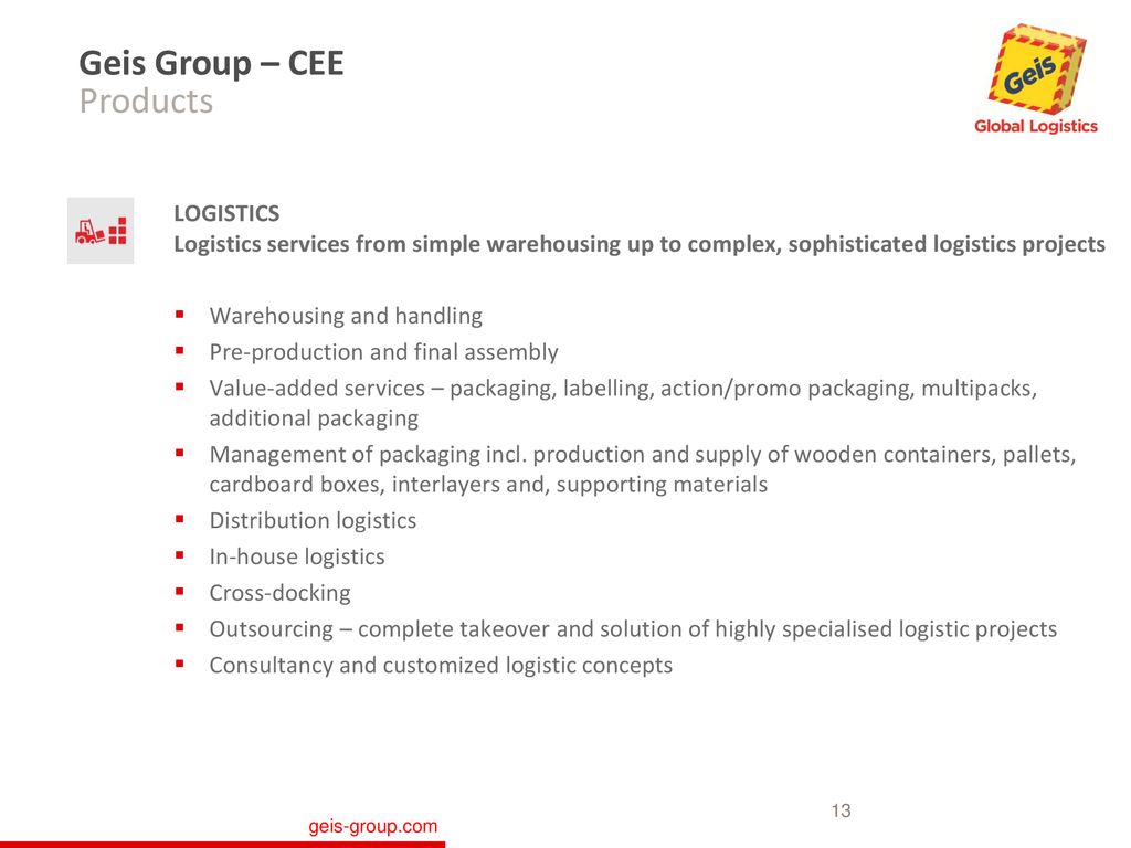 Geis Group in CZ/SK/PL. - ppt download