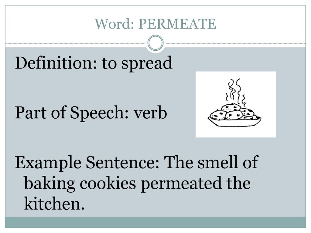 Permeate Definition