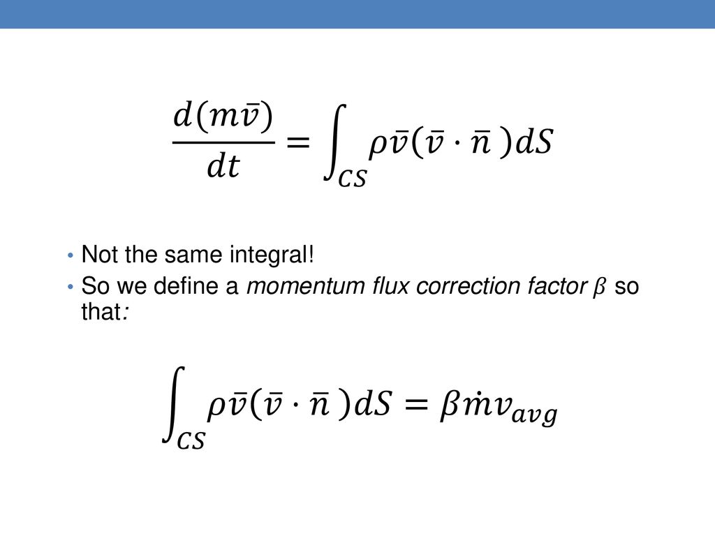 7 Macroscopic Momentum Balances Ppt Download