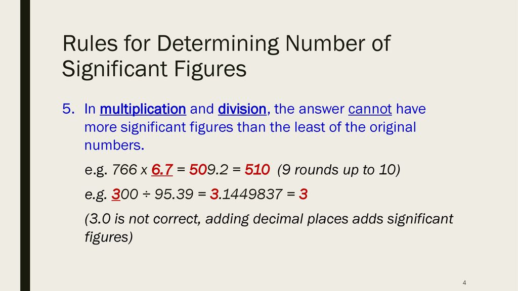 Significant Figures Revisiting the Rules. - ppt download