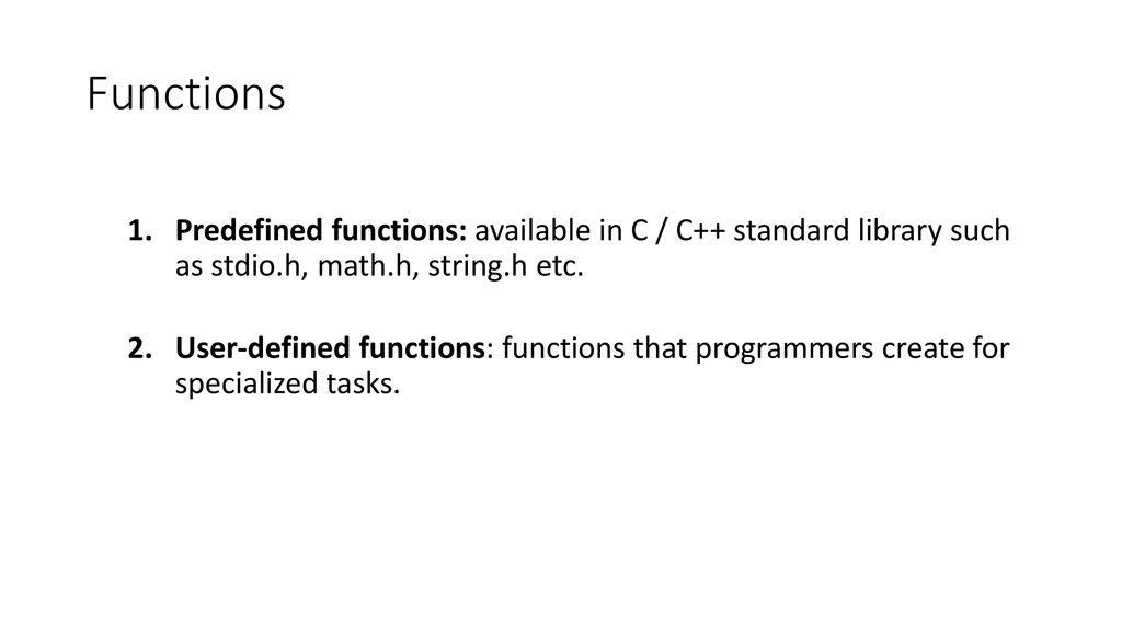 Function. - ppt download