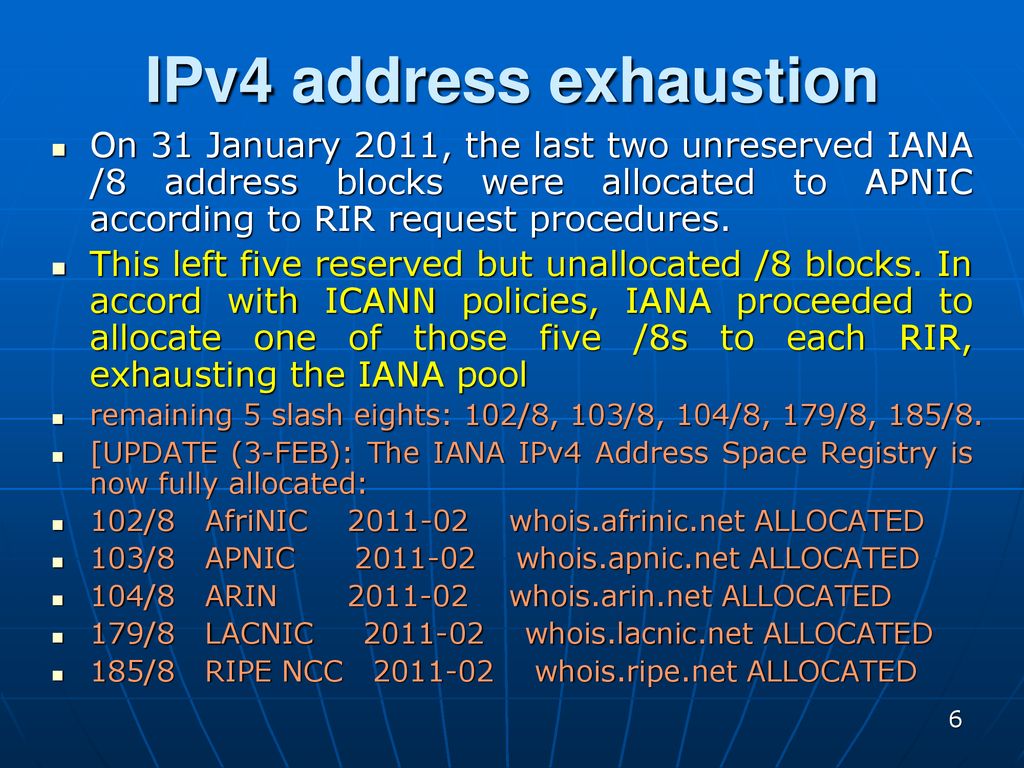 IPv4 address exhaustion - ppt download