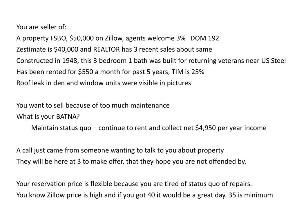 Practical Real Estate Negotiating Ppt Download