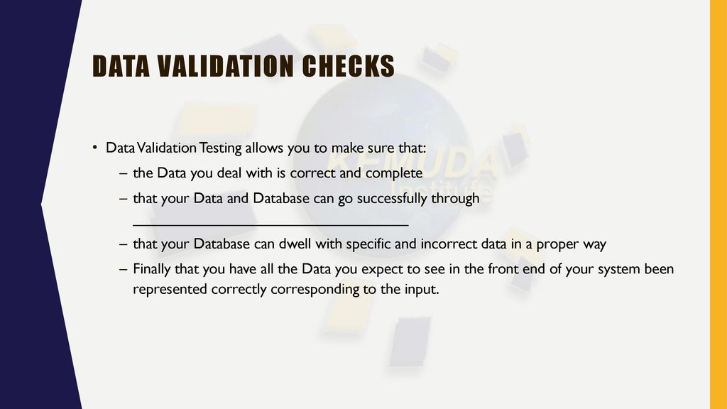 data validation checks