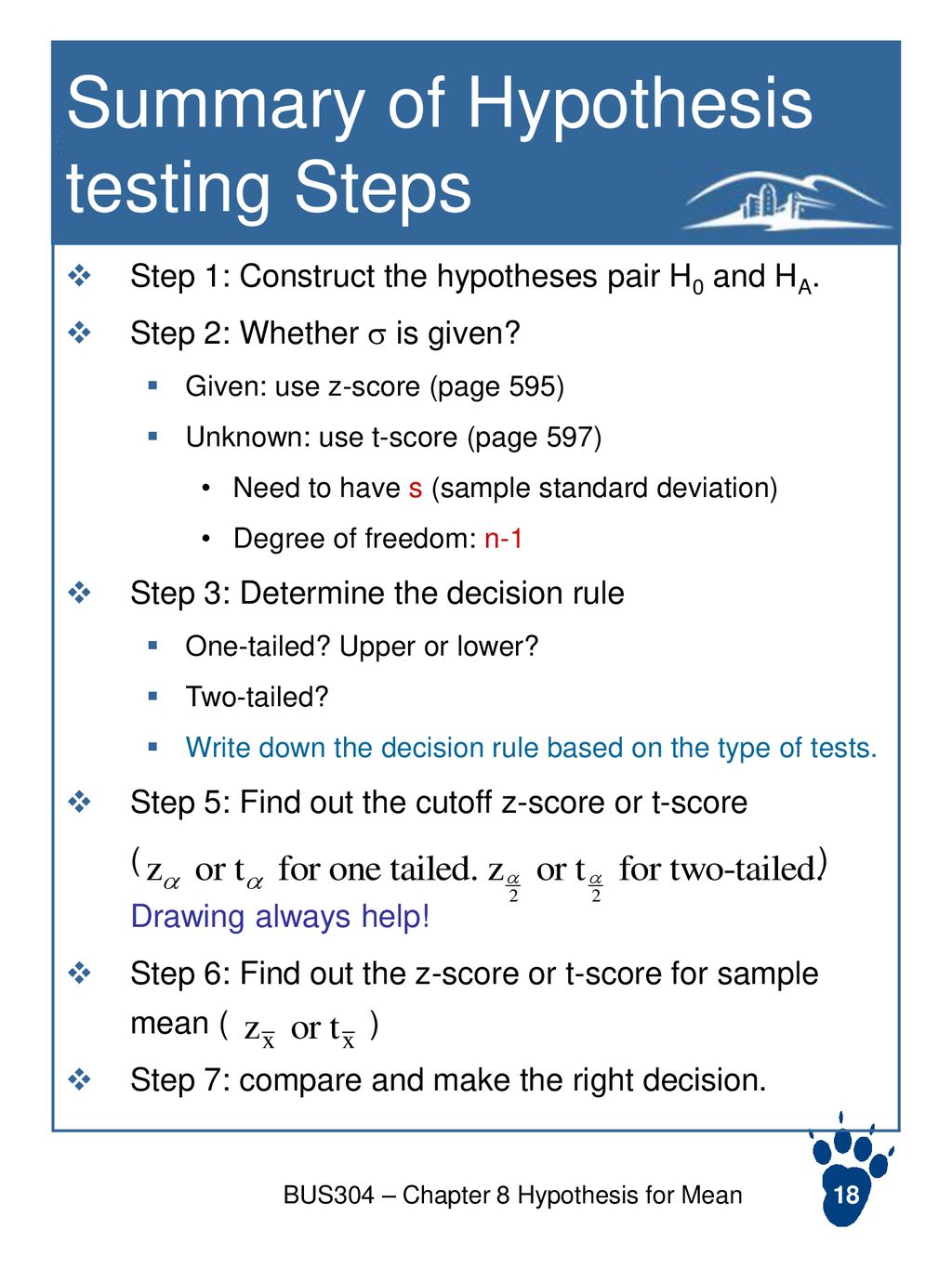 Chapter 8 hypothesis tests ppt download