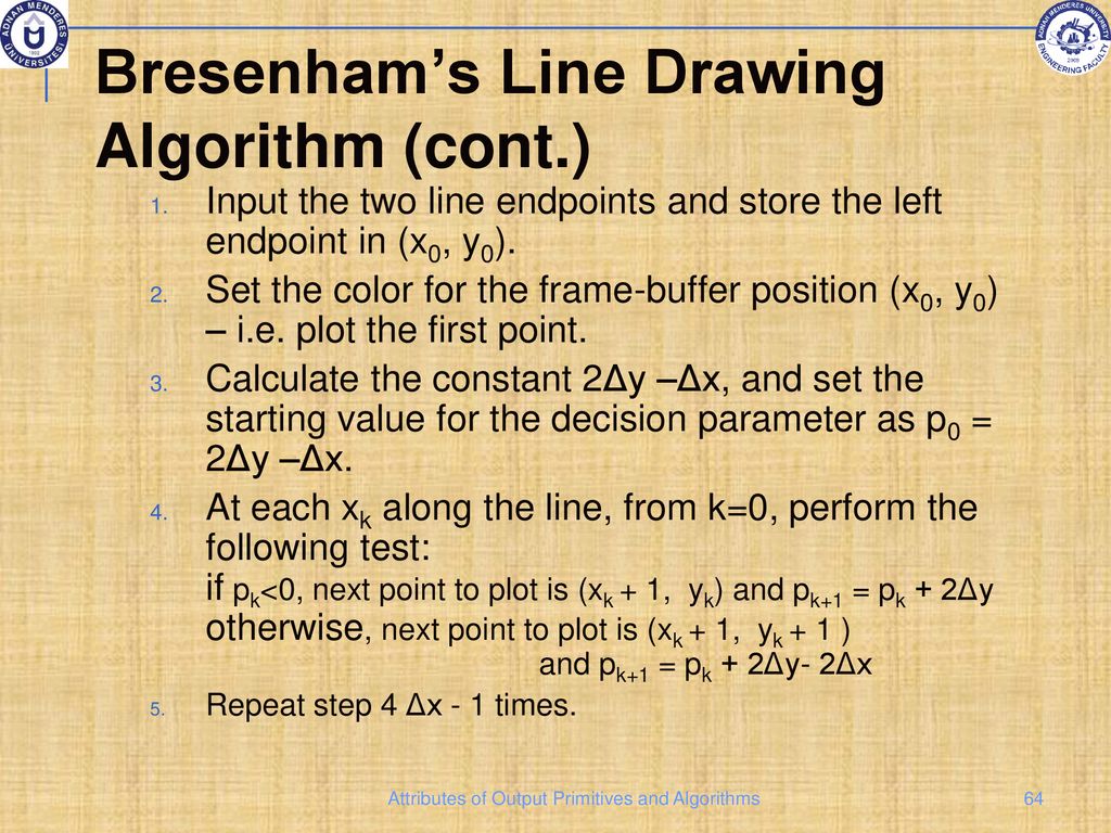 How to Solve Bresenham Line drawing in Computer Graphics | Bresenham Line  Drawing method 🎮06 Part-1 - YouTube