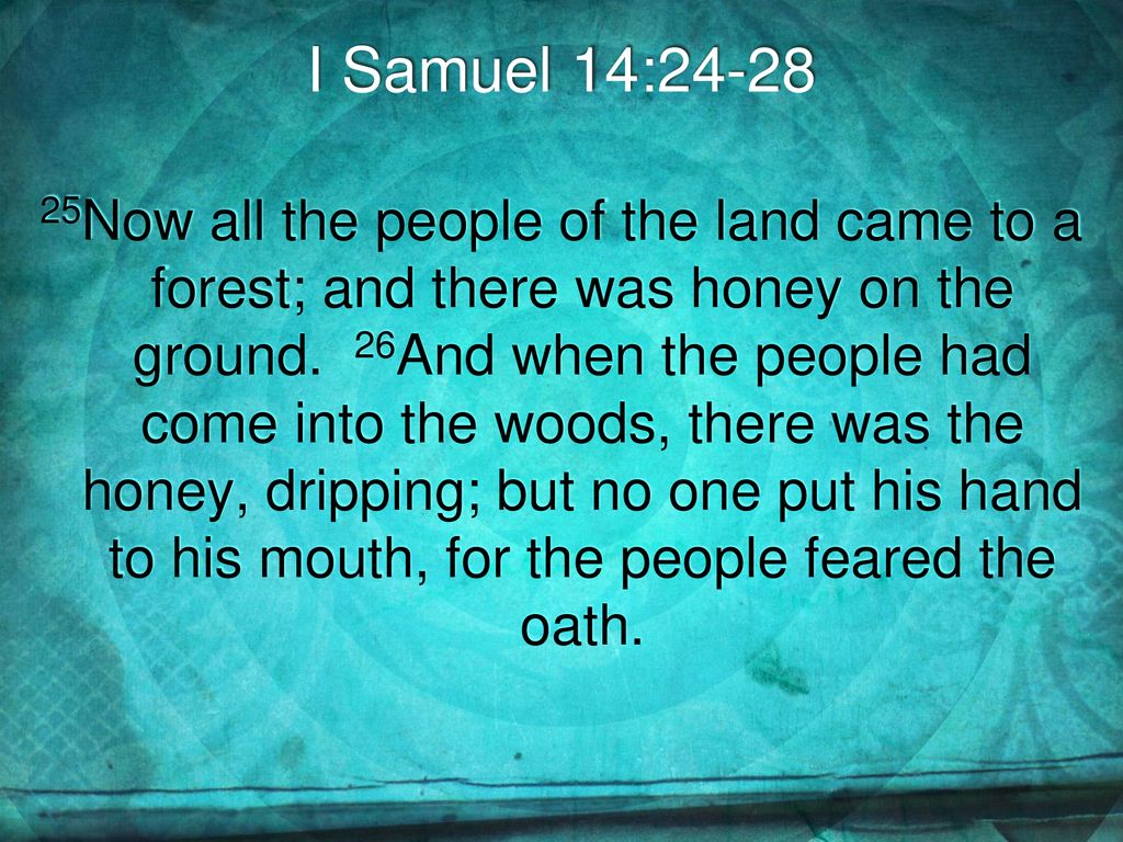 Distant At The Core I Samuel 14 selected passages. - ppt download