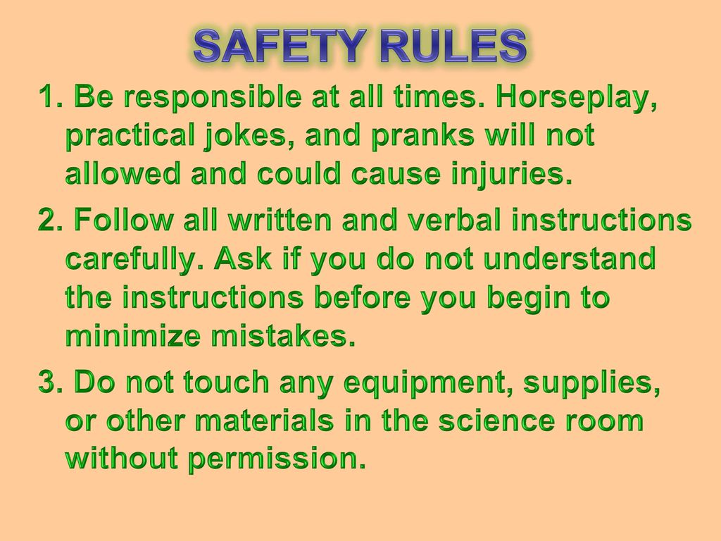 Tippit Middle School Lab Safety. - Ppt Download