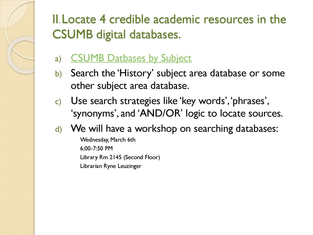 Conducting Historical Research ppt download