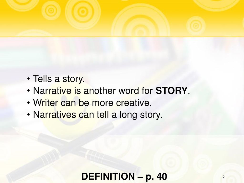 Unit 2 NARRATIVE ESSAYS ppt download