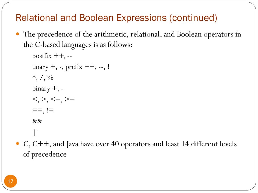 Chapter 7 expressions and assignment statements ppt download