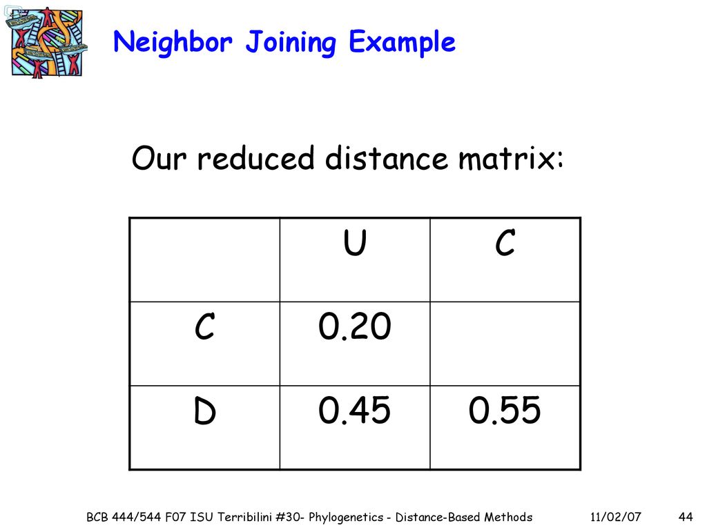 #30 - Phylogenetics Distance-Based Methods - Ppt Download