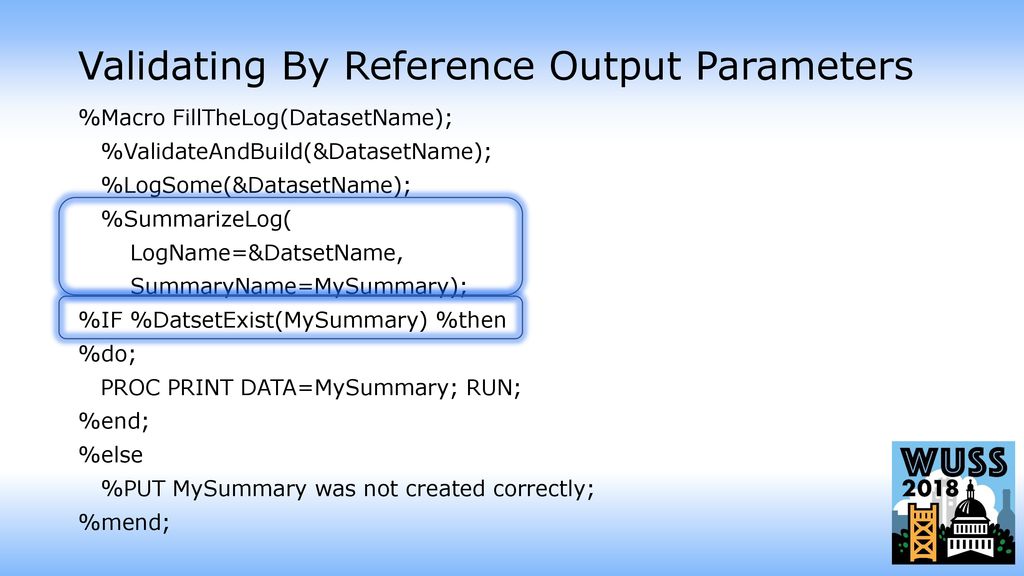 Passing simple and complex parameters in and out of macros ppt download