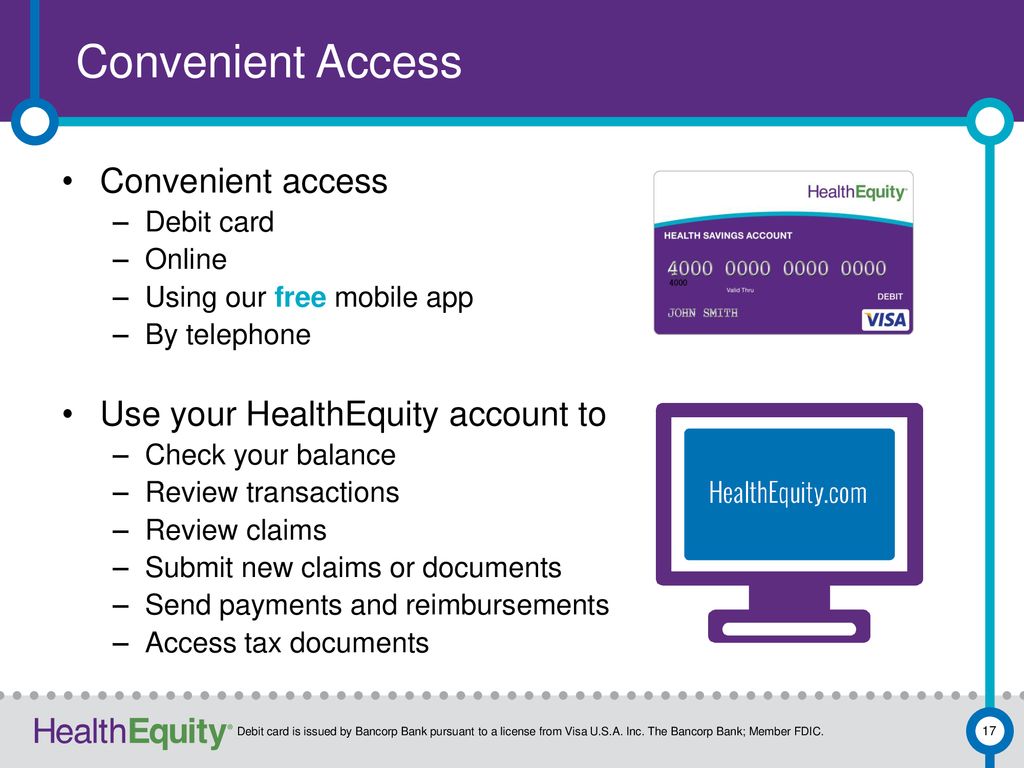 Winning with an HSA Nothing in this communication is intended as legal ...