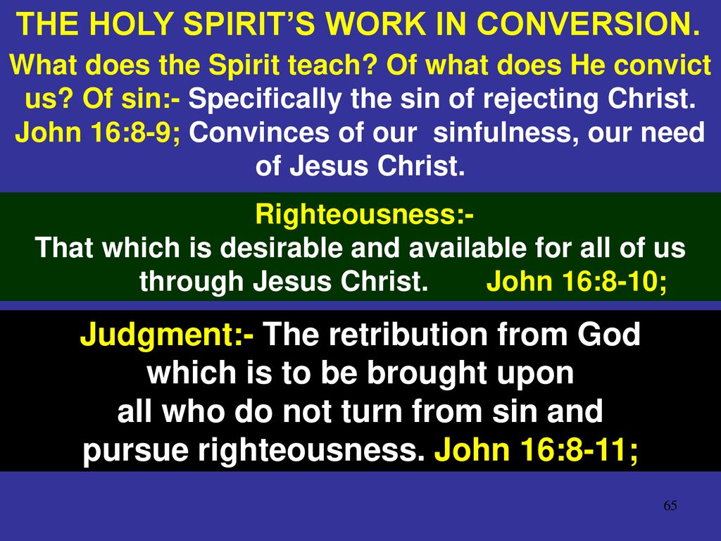 The WORK of the HOLY SPIRIT - ppt download