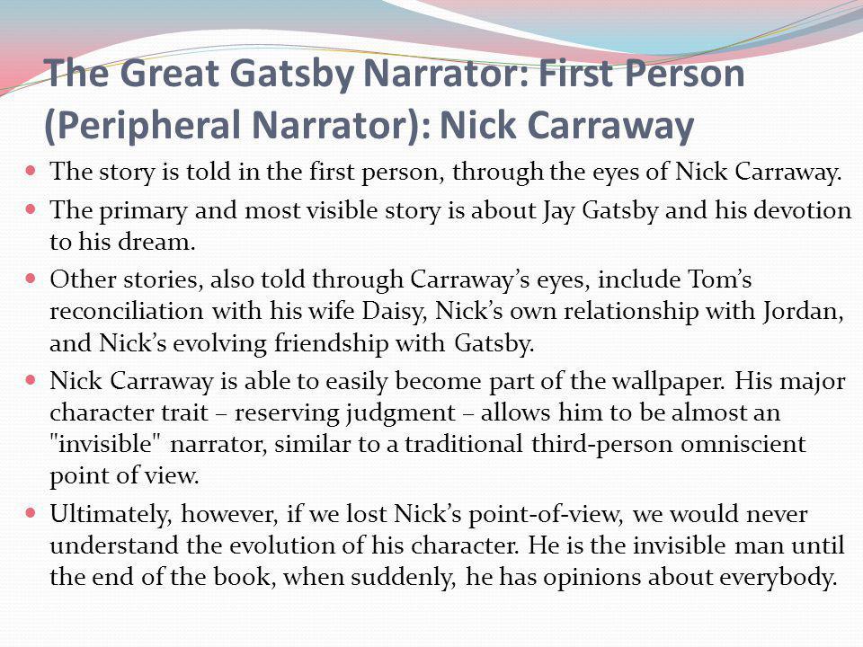 who is the narrator for the great gatsby