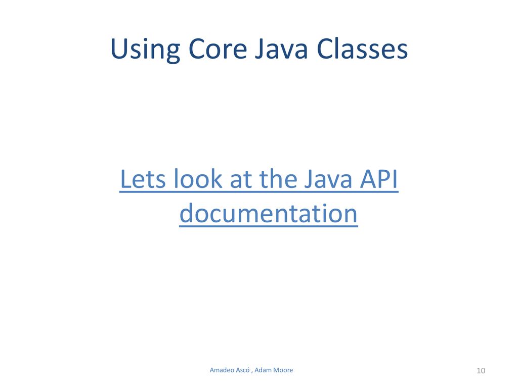 Building a program java libraries an example ppt download