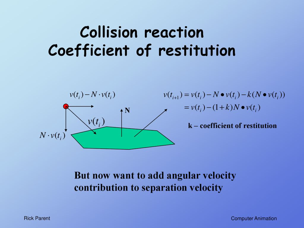 Computer Animation Algorithms and Techniques - ppt download