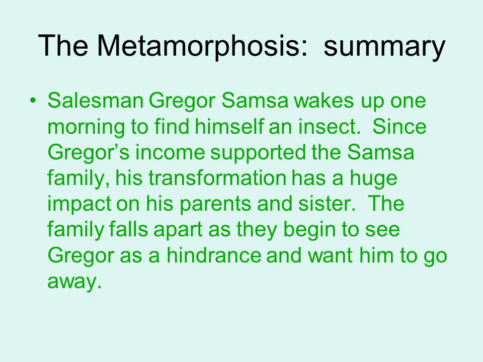 What is Metamorphosis? Metamorphosis is a novella written in 1912 by Franz  Kafka. Novella: Longer, more complex than short stories Focuses on a  limited. - ppt video online download