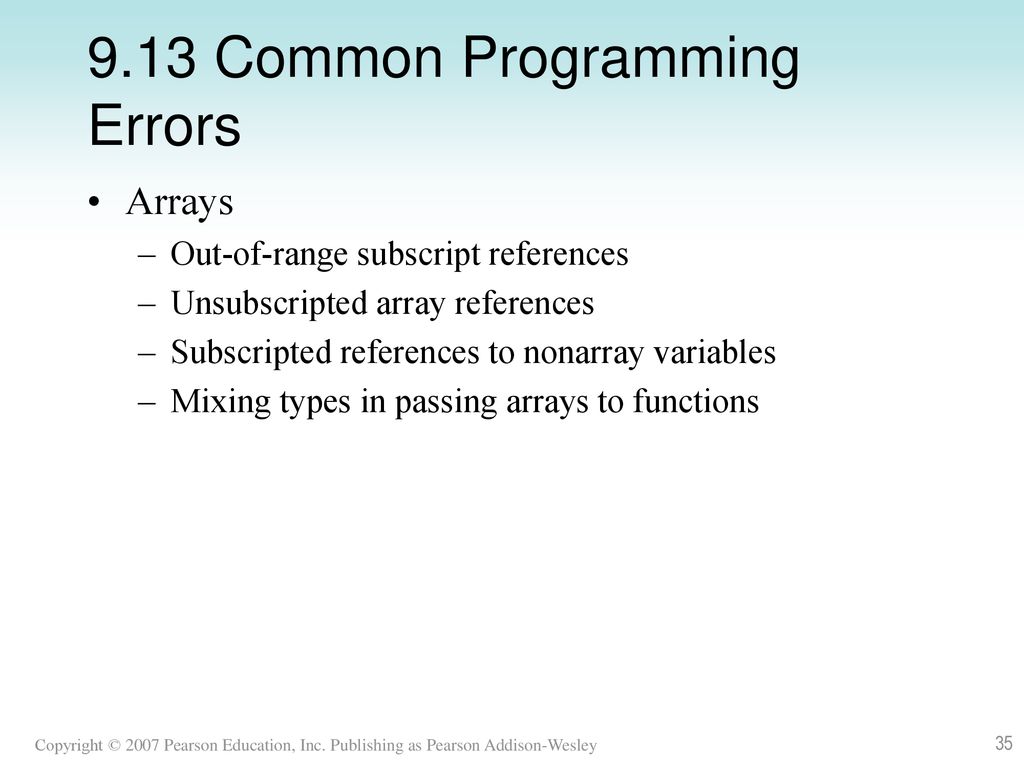 Chapter 9: Data Structures: Arrays - ppt download