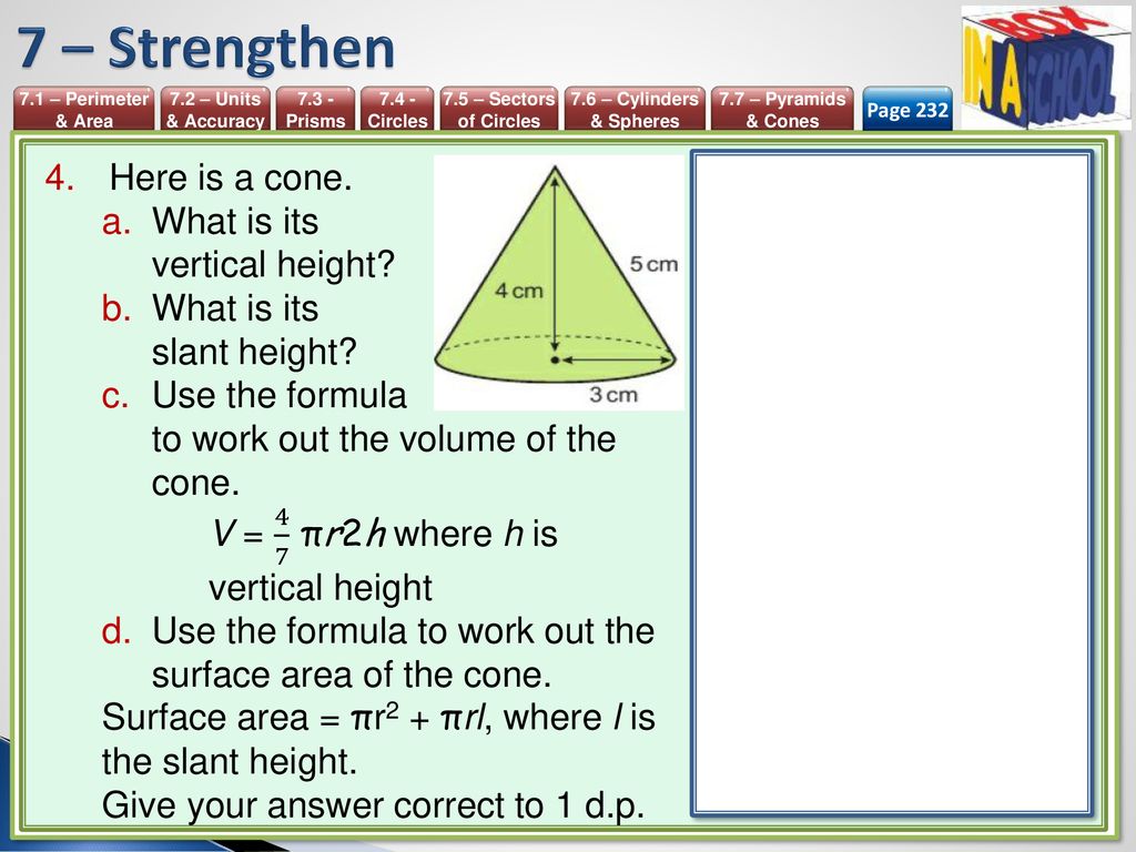 Unit 7 Area And Volume Mathematics 9 1 Igcse Year Ppt Download