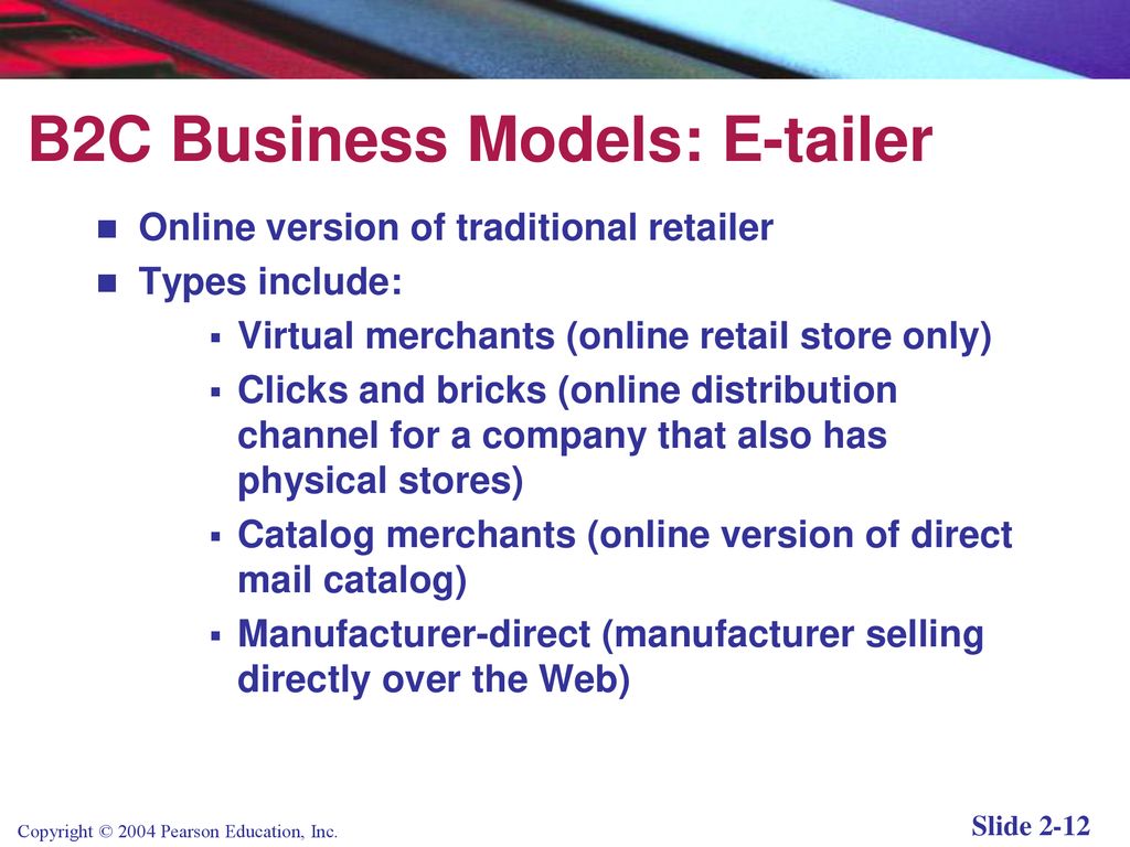 E-commerce Business Models— Introduction - ppt download