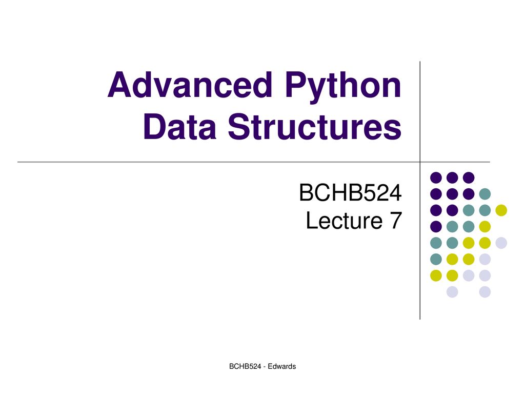 Advanced Python Data Structures - ppt download