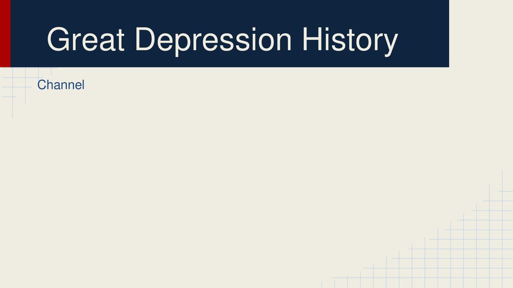 Great Depression History