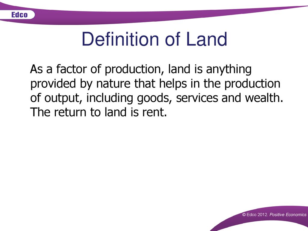 Economic & Non-Economic Characteristics of Land - Video & Lesson