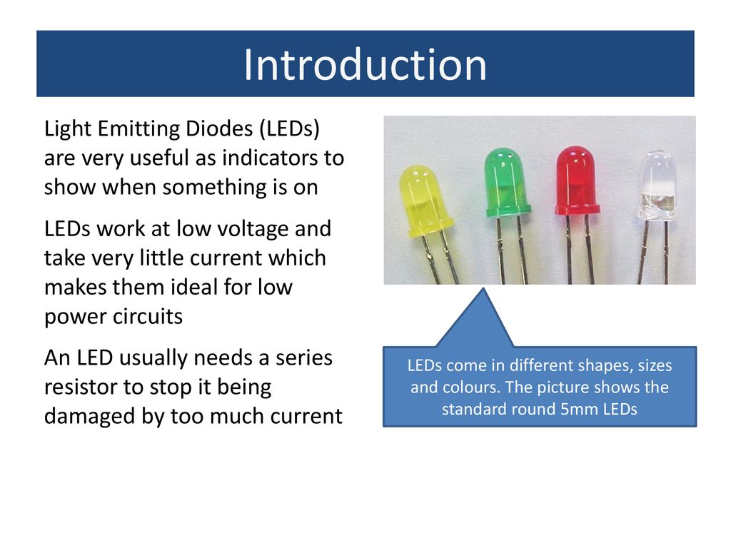 Forhandle reagere tilskadekomne Light Emitting Diodes (LED) - ppt download