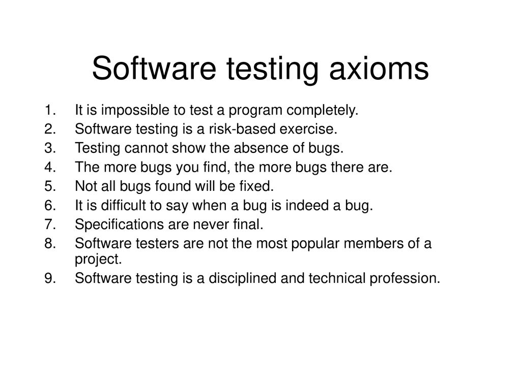 The Realities of Software Testing - ppt download
