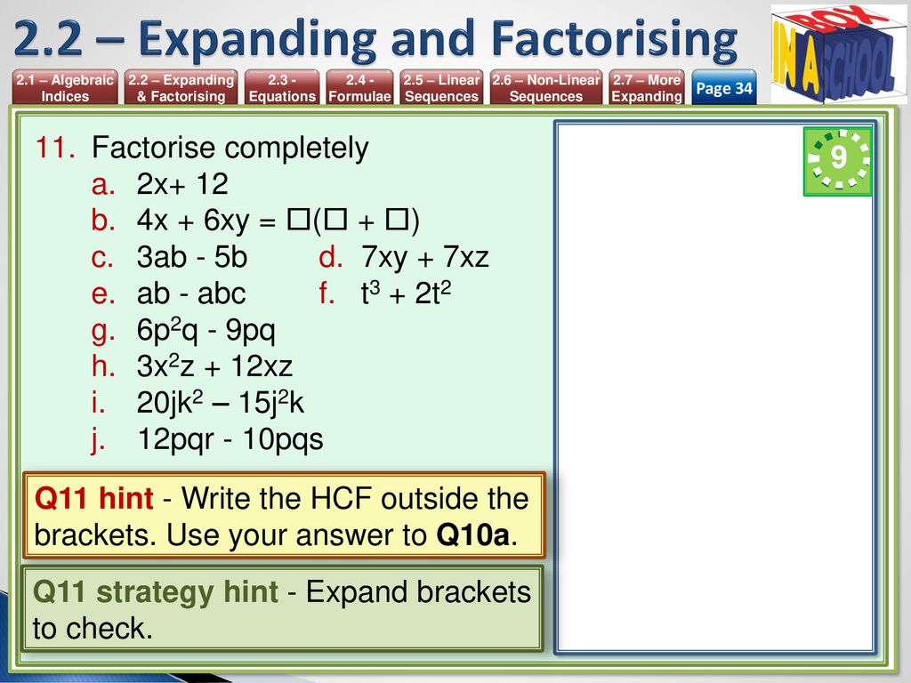 Unit 2 Algebra Mathematics 9 1 Igcse Year Ppt Download