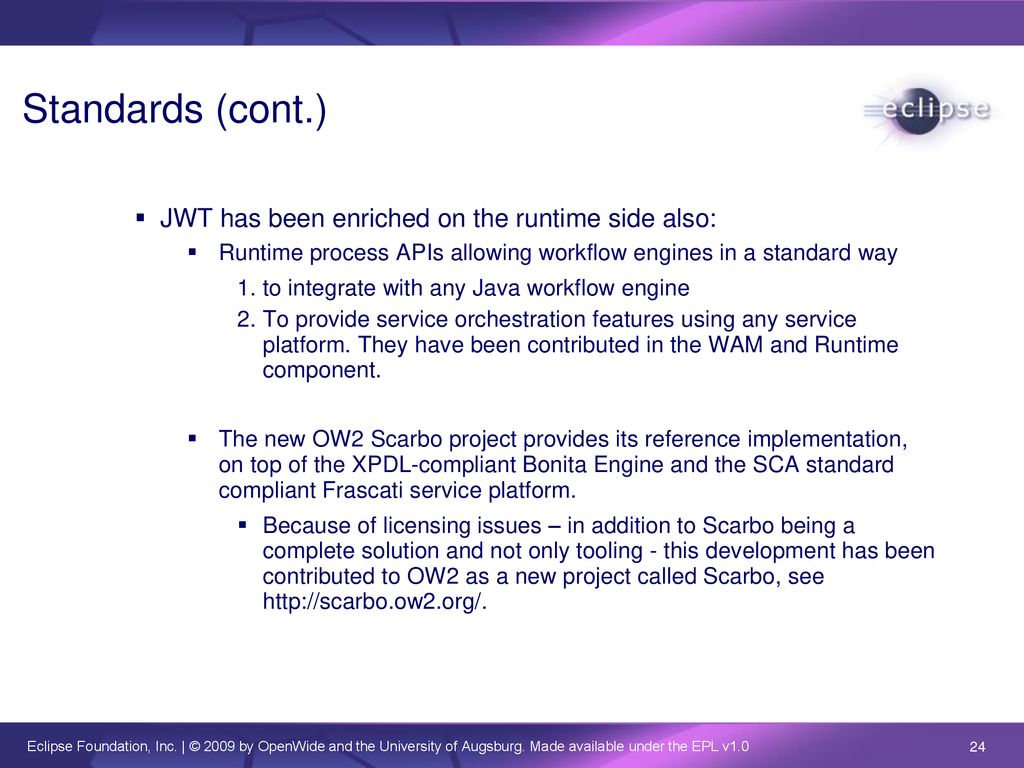Java Workflow Tooling (JWT) Release review: JWT v ppt download