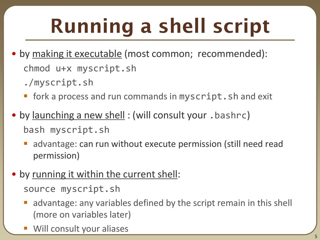 Intro to shell scripting ppt download