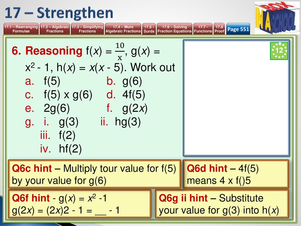 Unit 17 More Algebra Mathematics 9 1 Igcse Year Ppt Download