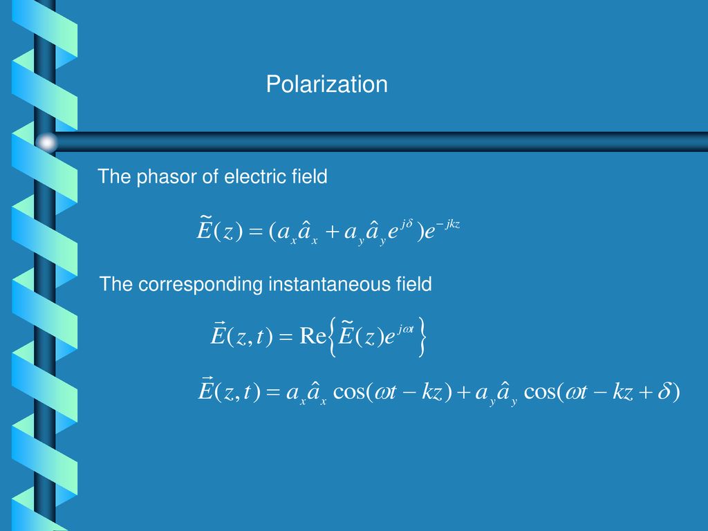Electromagnetic Wave Propagation Polarization Ppt Download