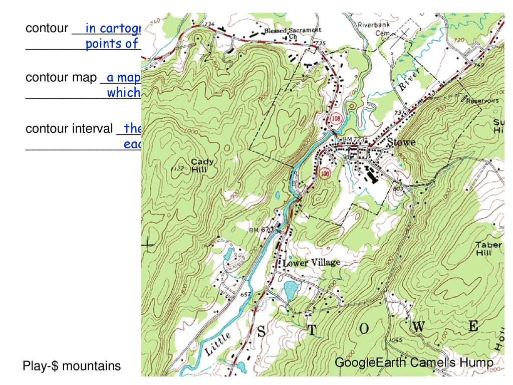 What Does Bm Mean On A Map To Understand What Is In The Water… - Ppt Download