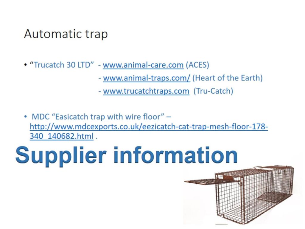 EeziCatch Cat Trap Solid Floor