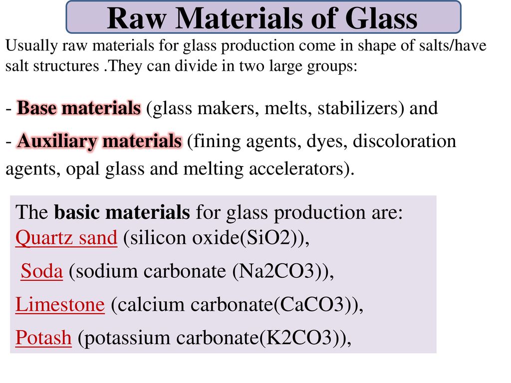 meer Titicaca bevel Bedoel LECTURE 1 Introduction on Glass - ppt download
