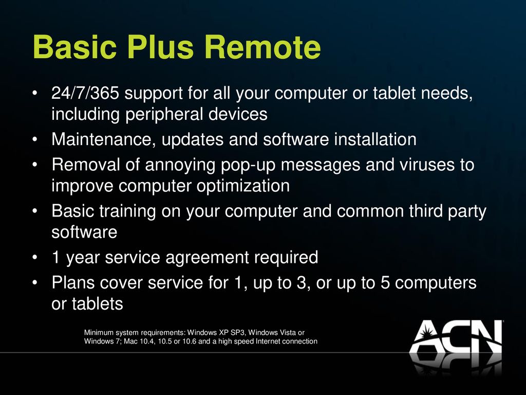 24 7 365 Remote Computer Support Ppt Download 24 7 365 Remote Computer Support Ppt Download