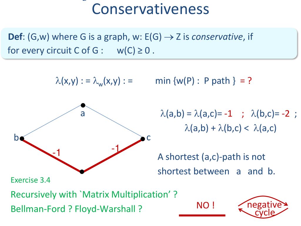 4 Conservative Weightings Undirected Shortest Paths T Joins Ppt Download