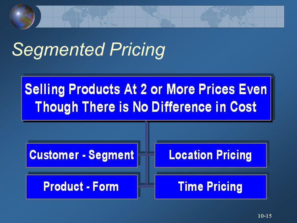 Segmented Pricing