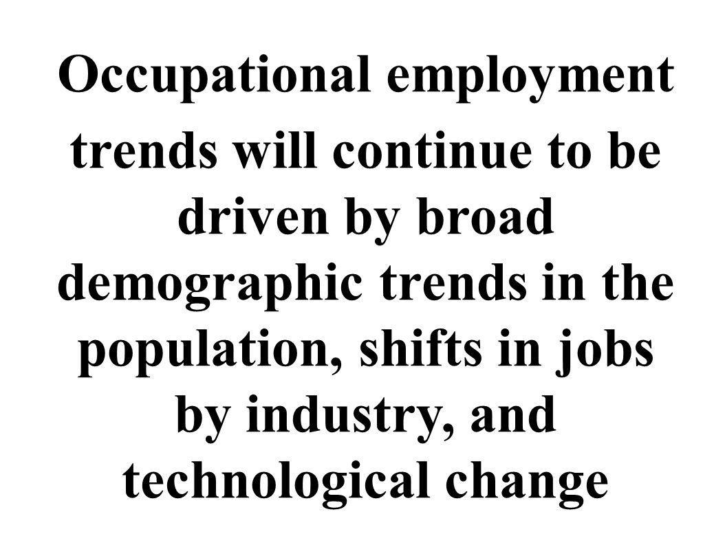 Occupational employment