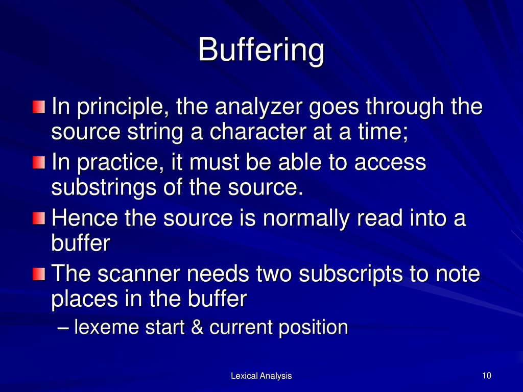Lexical Analysis. - ppt download