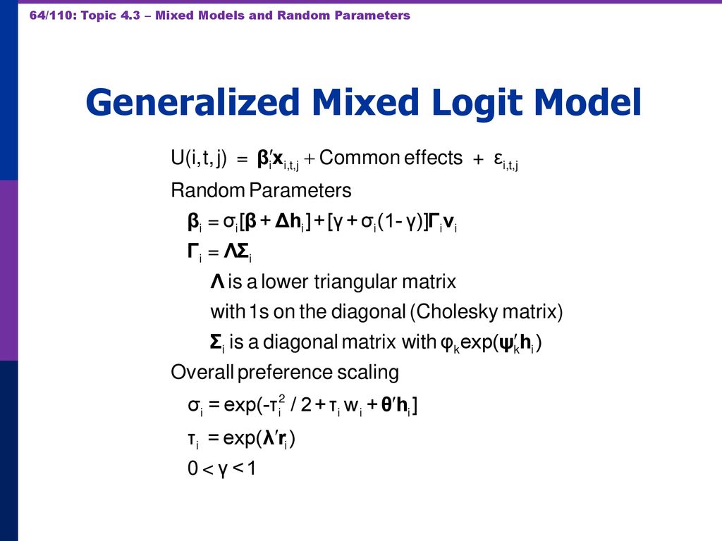 Microeconometric Modeling - ppt download