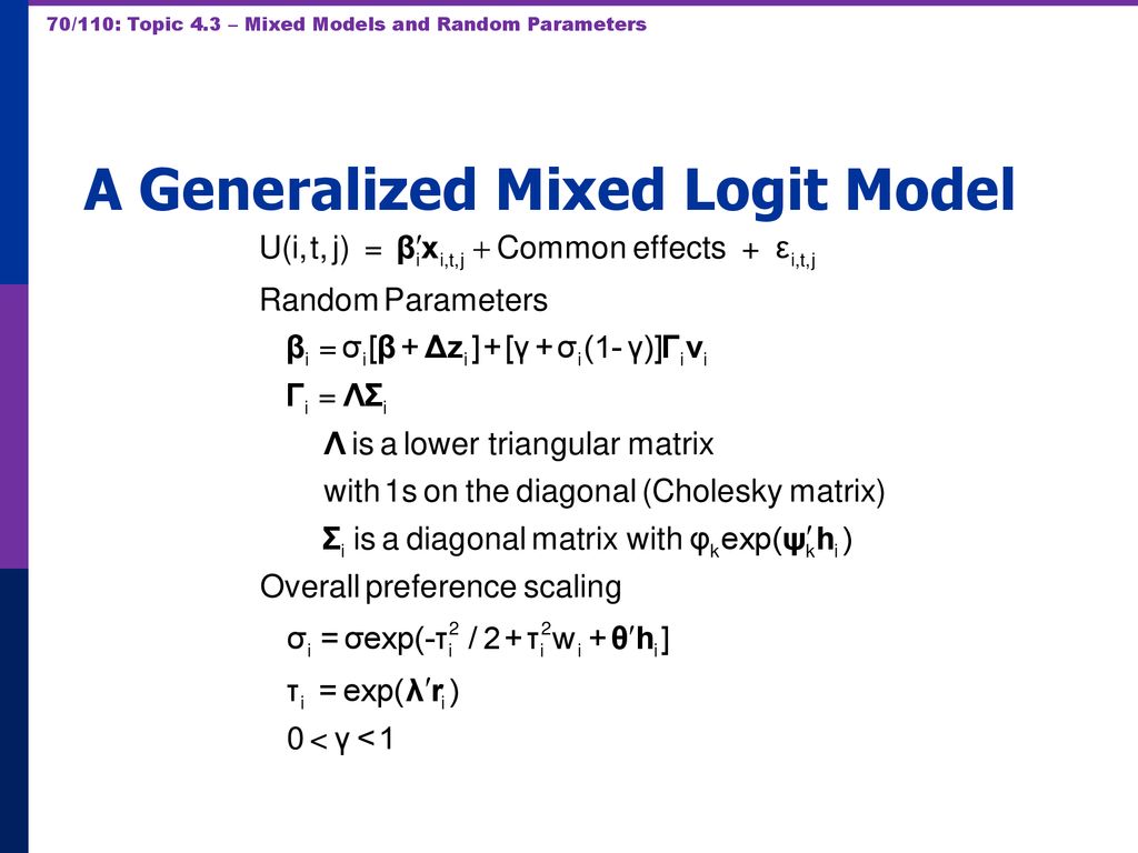 Microeconometric Modeling - ppt download