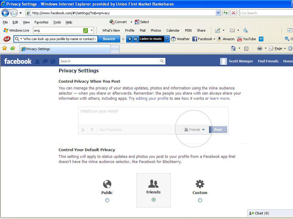Suggested Facebook Privacy Settings