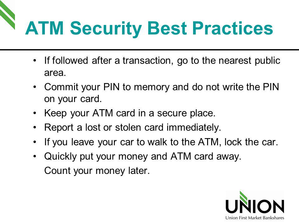 ATM Security Best Practices